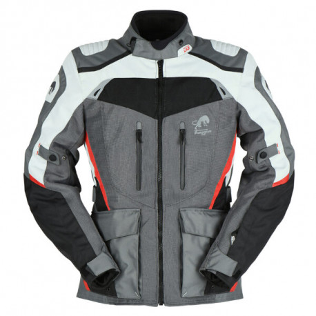 Furygan Motorrad Textilienjacke Apalaches Vented 2W1 - Schwarz, Grau, Rot