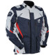 Furygan Motorbike Textile Jacket Apalaches - Blue, pearl, red