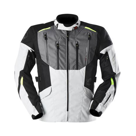 Furygan Motorrad Textilienjacke Brooks - Schwarz, Perle, Anthracite, Fluo