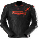 Furygan Veste Moto Cuir Raptor Evo 3 - Noir, rouge, rouge