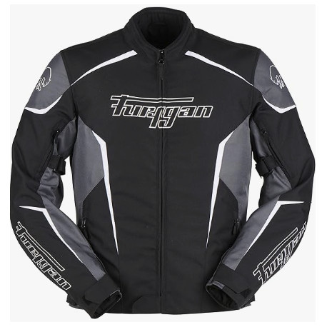 Furygan Motorbike Textile Jacket Yori - Black, grey, white