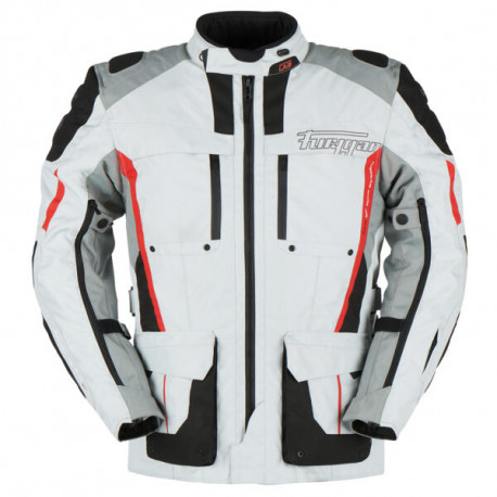 Furygan Motorrad Textilienjacke Brevent 3in1 - Perle und Grau