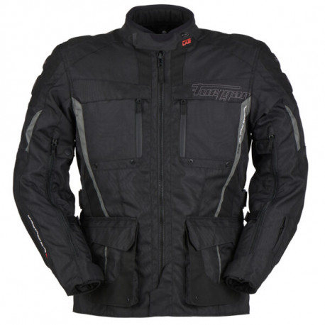 Furygan Motorrad Textilienjacke Brevent 3in1 - Schwarz und Grau