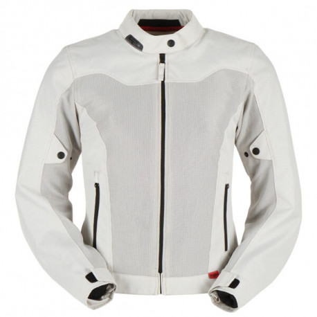 Furygan Veste Moto Textile Femme Mistral Lady Evo 3 - Blanc perle