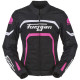 Furygan Motorrad Textilienjacke Frau Mystic Evo Vented - Schwarz, Weiss, Rosa