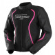 Furygan Motorrad Textilienjacke Frau Odessa Vented 3in1 - Schwarz, Weiss, Rosa