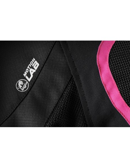 Furygan Veste Moto Textile Femme Odessa Vented 3en1 - Noir, blanc, rose
