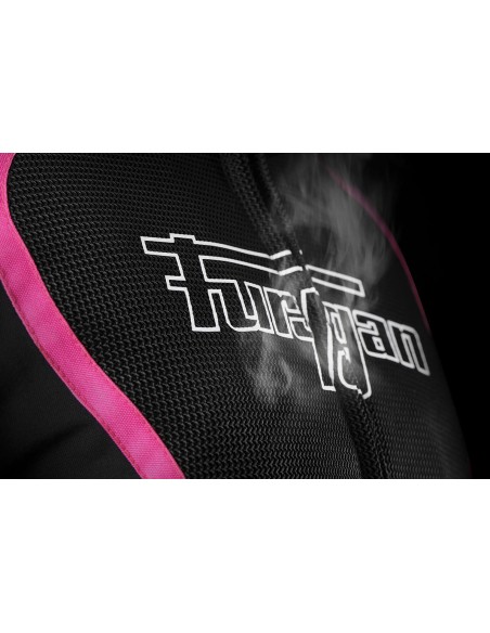 Furygan Veste Moto Textile Femme Odessa Vented 3en1 - Noir, blanc, rose