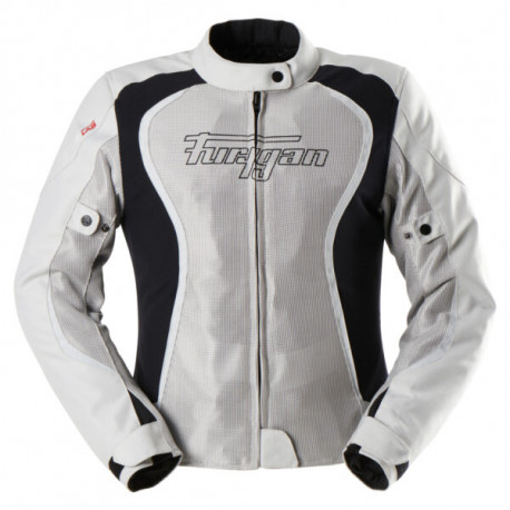 Furygan Motorrad Textilienjacke Frau Odessa Vented 3in1 - Schwarz, Perle