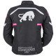 Furygan Motorrad Textilienjacke Frau Mystic Evo - Schwarz, Weiss, Rosa