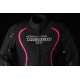 Furygan Motorrad Textilienjacke Frau Odessa - Schwarz, Weiss, Rosa