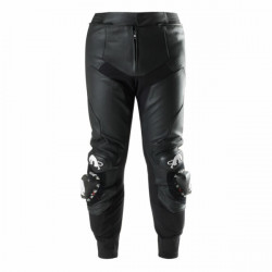 Furygan Motorbike Leather Pants Drack - Black and white