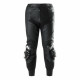 Furygan Pantalon Moto Cuir Drack - Noir, blanc, blanc