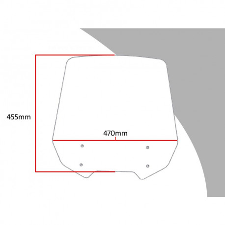 Screen Touring Powerbronze - Honda NT 700 2006-13