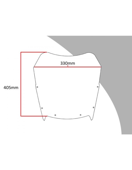 Scheibe Flip Powerbronze - Honda VFR 750 F 1986-87