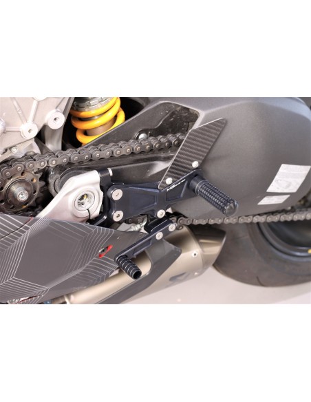 Commandes reculées MG-Biketec - Ducati Panigale V4 / S 2021 /+