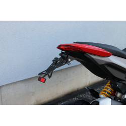 Mg-Biketec license plate holder - Ducati Hypermotard/Hyperstrada/SP 821 2013-16 // Hypermotard/Hyperstrada/SP 939 2016-20