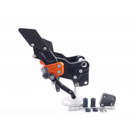 MG Biketec rearset - KTM 125 Duke 2011-16 // 200 Duke 2012-16 // 390 Duke 2012-16