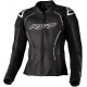 RST Veste Moto Cuir S1 NoIr / Blanc pour Femme