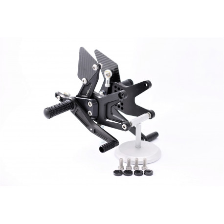 MG Biketec rearset - Triumph Street Triple 2008-10