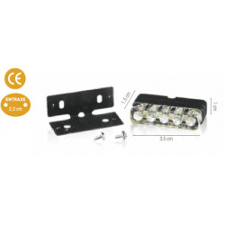 Domino Chaft license plate illuminating device