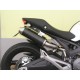 Auspuff Spark Rund Carbon - Ducati Monster 696 2008-14 / 796 2010-14 / 1100 / S 2009-10