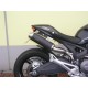 Auspuff Spark Rund Dark Style High - Ducati Monster 696 08-14 / 796 10-14 / 1100 / S 09-10