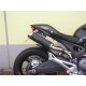Exhaust Spark round Dark Style High - Ducati Monster 696 08-14 / 796 10-14 / 1100 / S 09-10