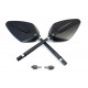 MG-Biketec Mirror set for M8 x 1,5 mm thread