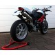 Auspuff Spark Rund Titan High - Ducati Monster 696 08-14 / 796 10-14 / 1100 / S 09-10