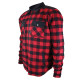 Harisson Chemise Moto Ranger Noir / Rouge