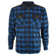 Harisson Chemise Moto Ranger Noir / Bleu