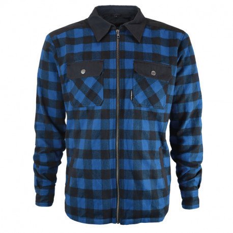 Harisson Ranger Motorcycle Shirt Black / Blue