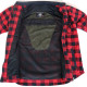 Harisson Chemise Moto Ranger Lady Fit Noir / Rouge