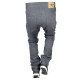 Harisson Clyde Grey Moto Jeans