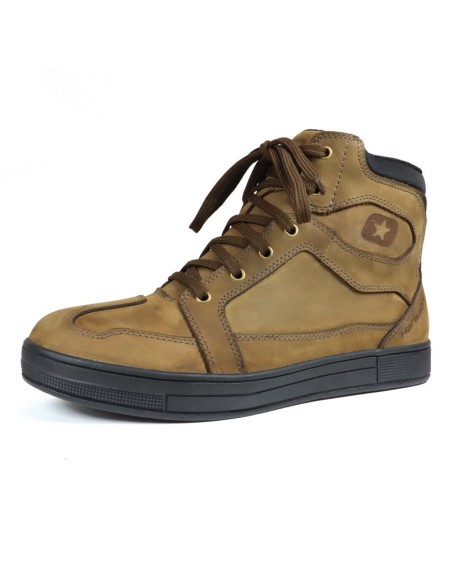 Harisson Branco Motorcycle Shoes Brown / Black
