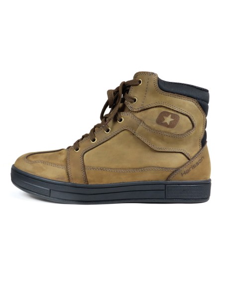 Harisson Branco Motorcycle Shoes Brown / Black