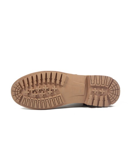 Harisson Custer Commando Brown Motorcycle Shoes