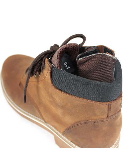 Harisson Custer Commando Brown Motorcycle Shoes