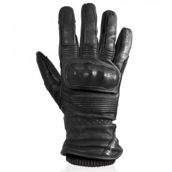 Harisson Wedge Tour Black mid-season motorcycle gloves