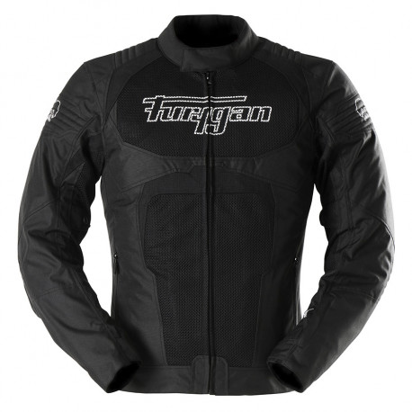 Furygan Motorrad Textilienjacke WB08 Vented+ - Schwarz und Weiss