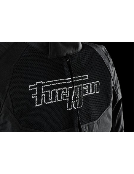 Furygan Veste Moto Textile WB08 Vented+ - Noir et blanc