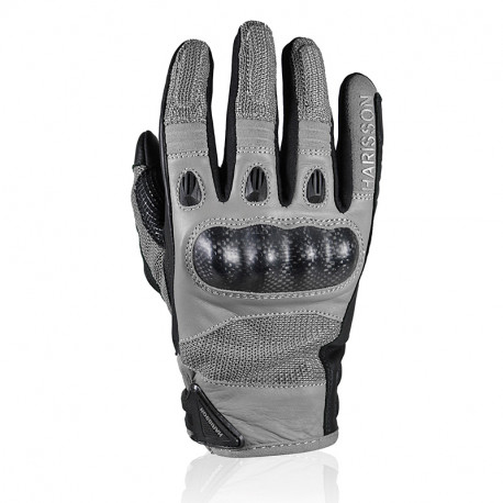 Harisson Sommer Motorradhandschuhe SPY Evo Grau