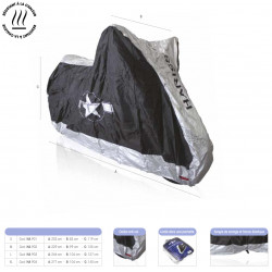 Harisson Bicolor Motorcycle Cover