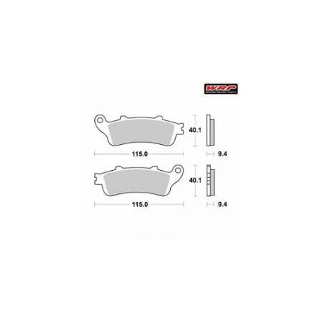 Disc brake pads Rear WRP - WG-7322-F3