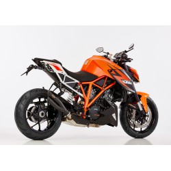 Auspuff Hurric Pro2 schwarz - KTM 1290 Super Duke R 14 / +