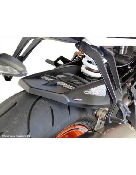Powerbronze Hinterradabdeckung matt schwarz  - KTM 1290 Super Duke R 15 /+