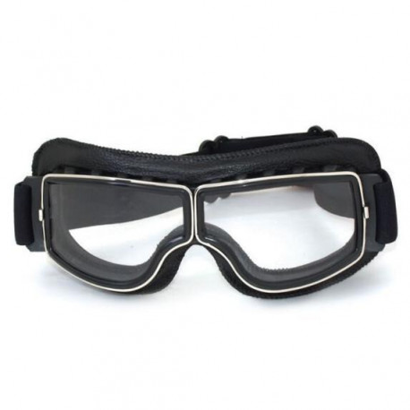 Harisson Shadow Black Motorcycle Goggle