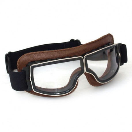 Harisson Shadow Brown Motorcycle Goggles