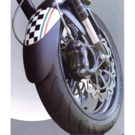 Ermax Black Front Fender Extender Black - Honda CB 600 F Hornet 2004/- // CB 900 Hornet 2007/-